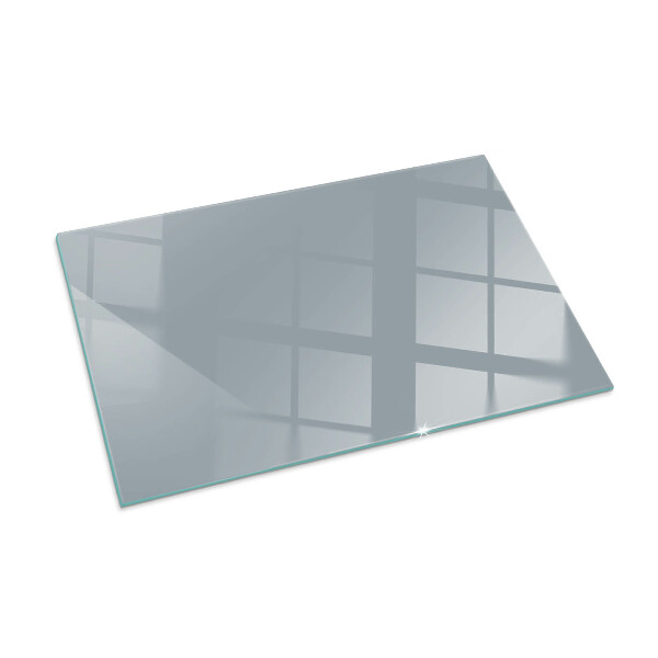 Rectangular glass hearth for wood stove Colour Grey