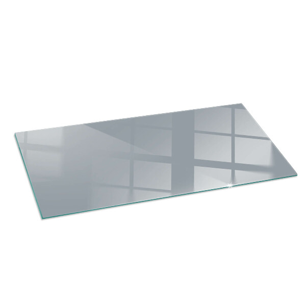 Rectangular glass hearth for wood stove Colour Grey