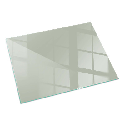Rectangular glass hearth for wood stove Colour Grey-green