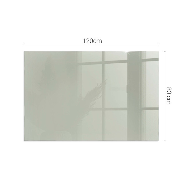 Rectangular glass hearth for wood stove Colour Grey-green