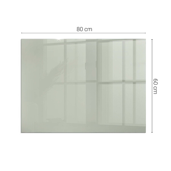 Rectangular glass hearth for wood stove Colour Grey-green