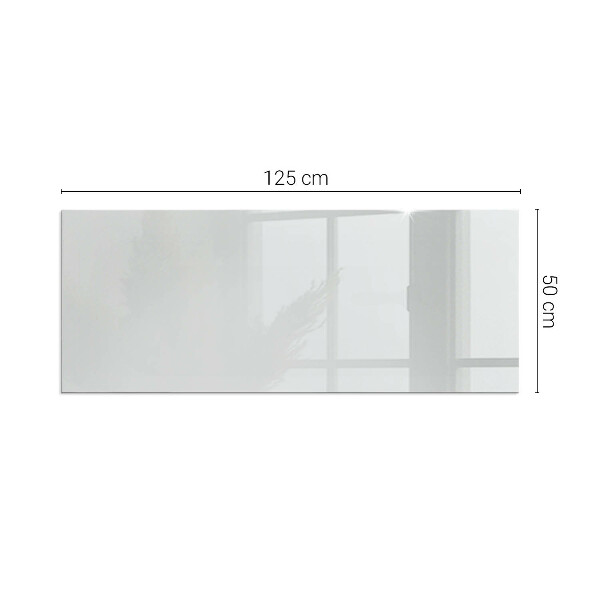 Rectangular glass hearth Colour Grey