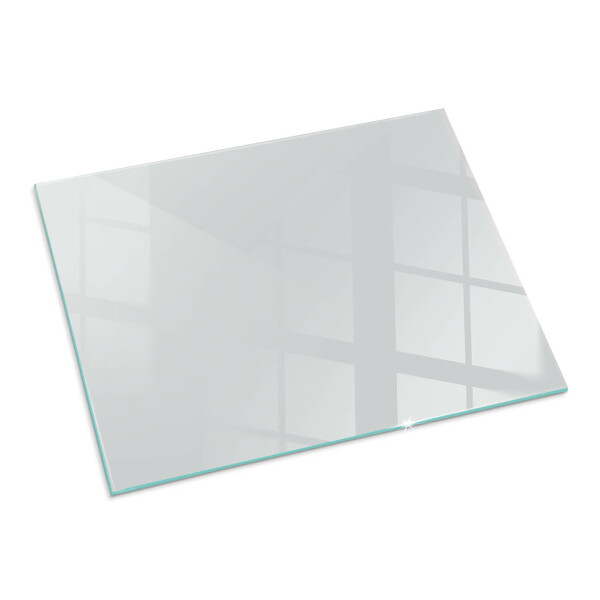 Rectangular glass hearth Colour Grey