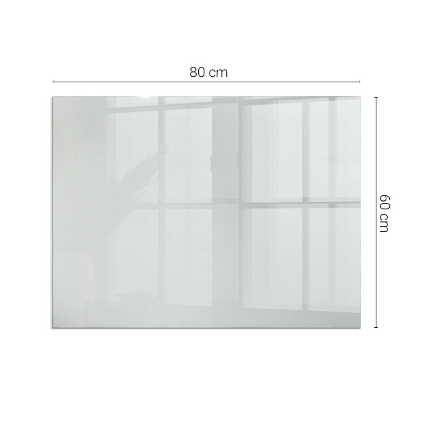 Rectangular glass hearth Colour Grey