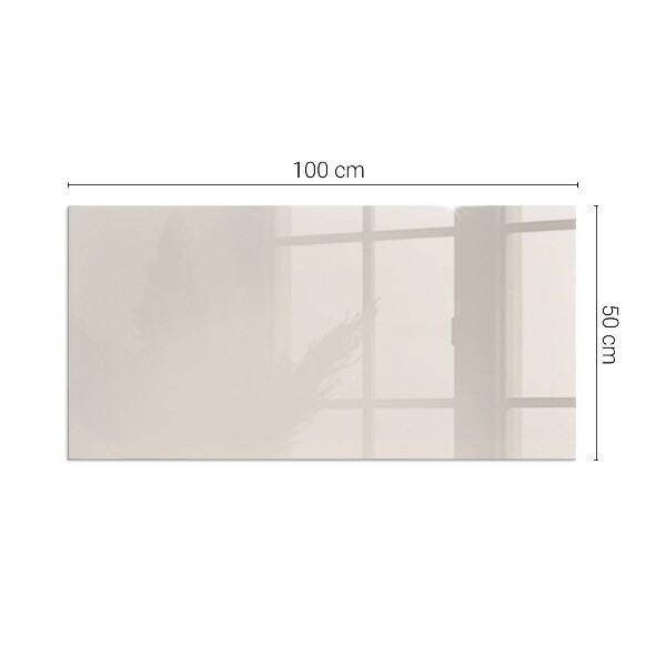 Rectangular glass hearth for log burner Colour Pale Pink