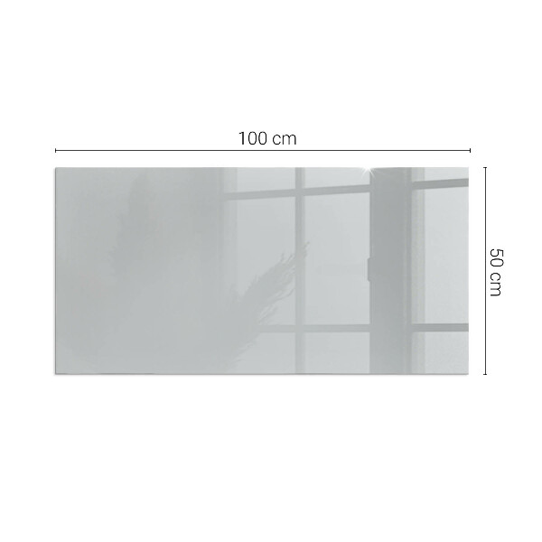 Rectangular glass hearth for wood stove Colour Light grey