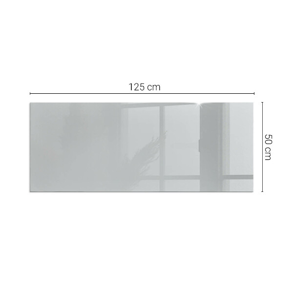 Rectangular glass hearth for wood stove Colour Light grey