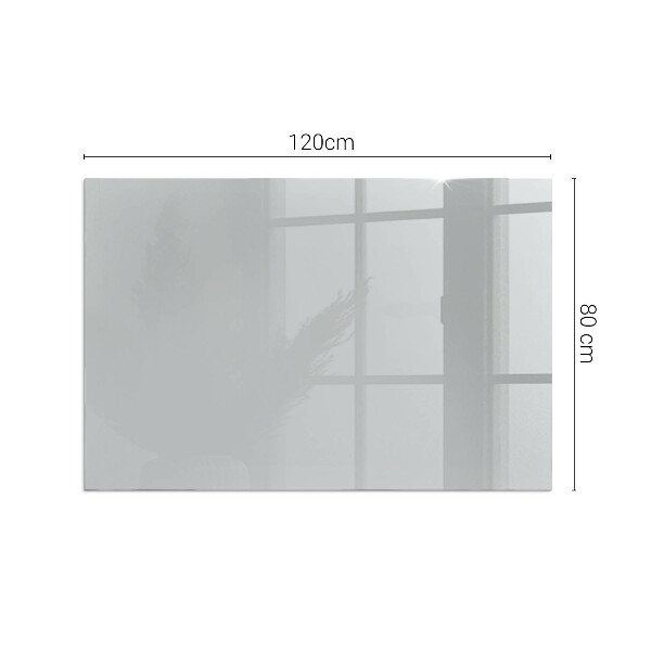 Rectangular glass hearth for wood stove Colour Light grey