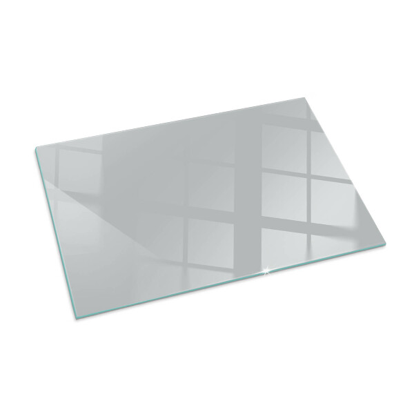 Rectangular glass hearth for wood stove Colour Light grey