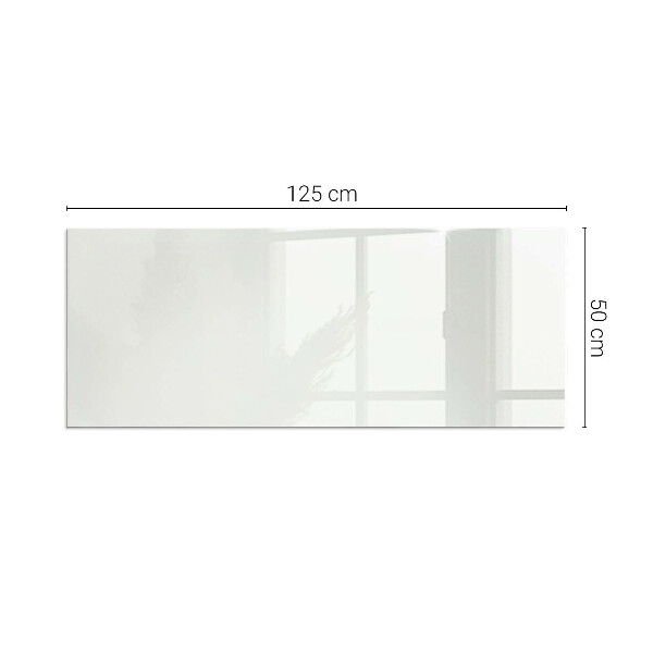 Rectangular glass hearth for wood stove Ivory colour