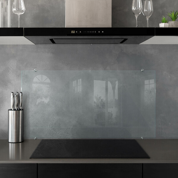 Transparent kitchen panel 100x50 cm