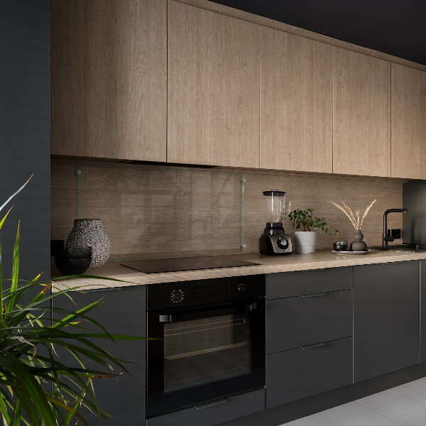 Transparent kitchen panel 100x50 cm