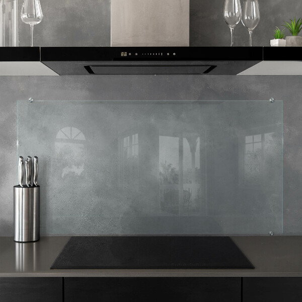 Transparent splashback for kitchen 120x60 cm