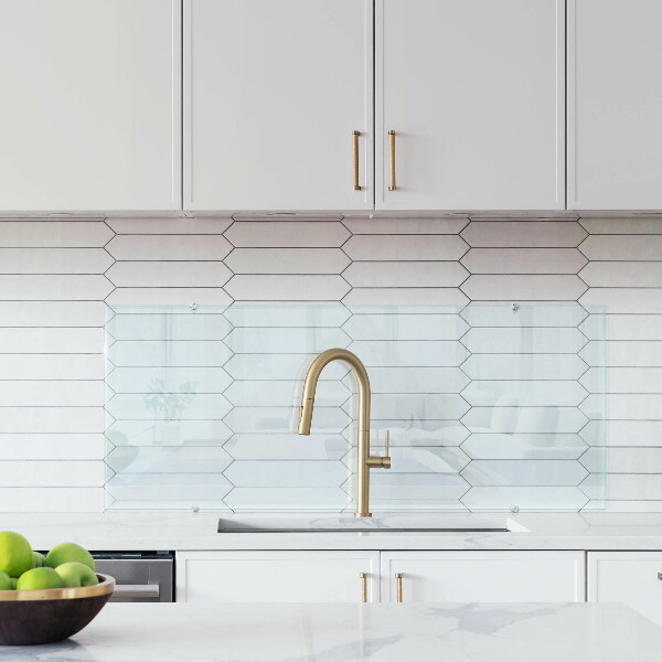 Splashback for kitchen transparent 125x50 cm