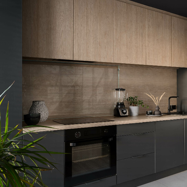 Transparent coloured glass splashback 140x70 cm