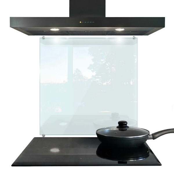 Glass cooker splashback transparent 60x60 cm