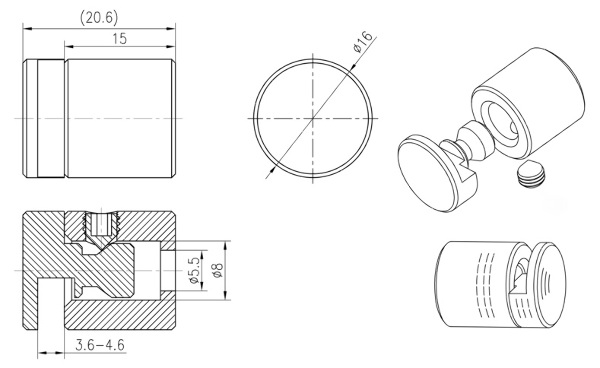 Glass cooker splashback transparent 60x60 cm