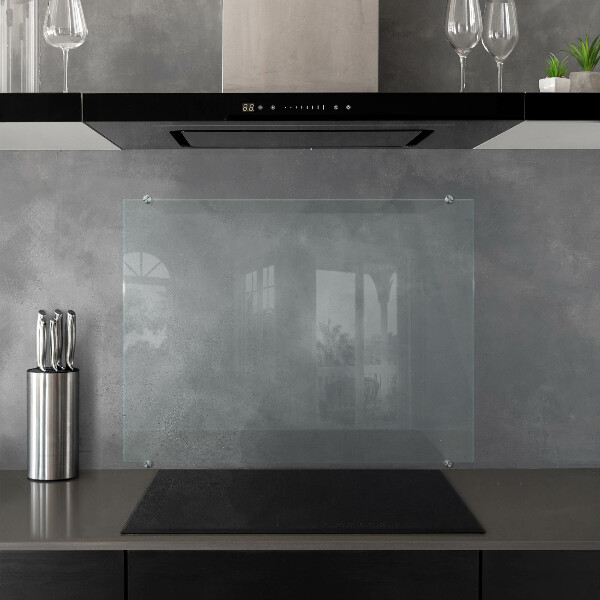 Transparent printed glass splashback 80x60 cm