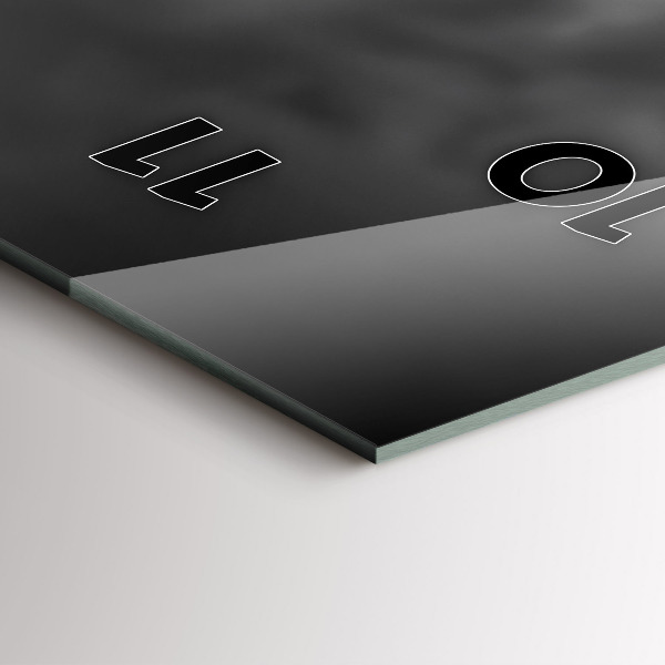 Vertical wall clock Effel Tower Paris