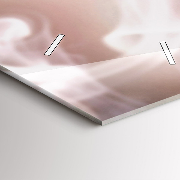 Vertical wall clock A cup of coffee