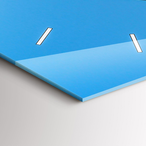 Vertical wall clock Mountain view