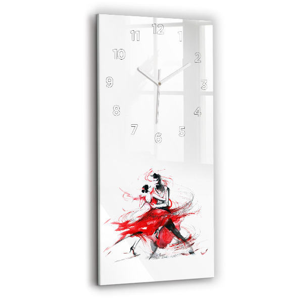 Vertical wall clock Dancing couple