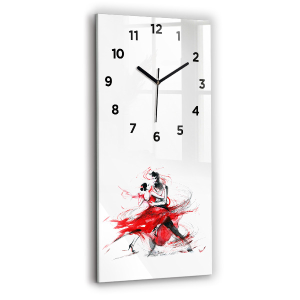Vertical wall clock Dancing couple