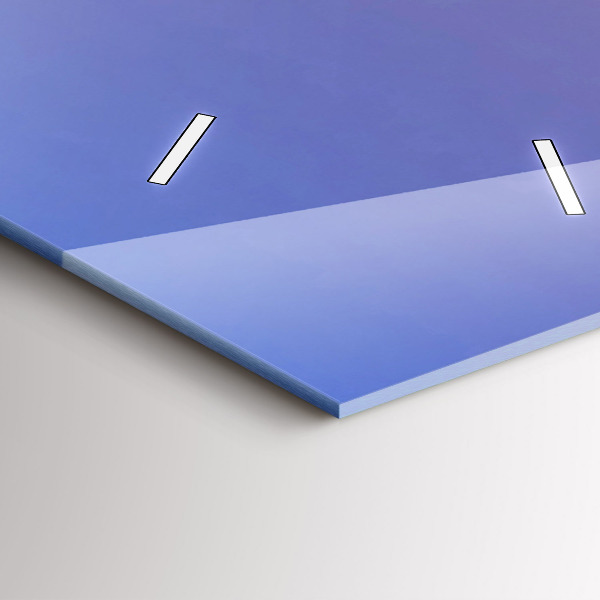 Vertical wall clock View of Barcelona