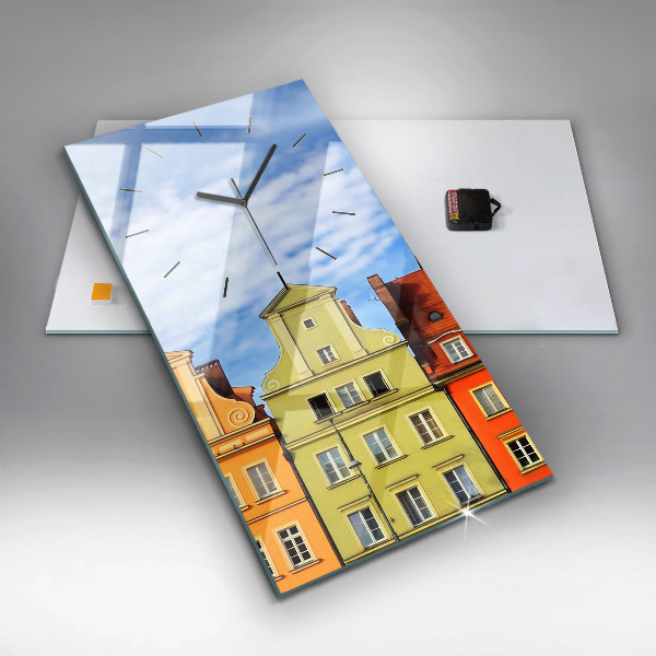 Vertical wall clock Wroclaw - Old Town