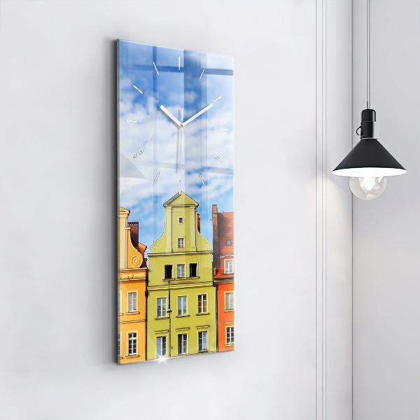 Vertical wall clock Wroclaw - Old Town