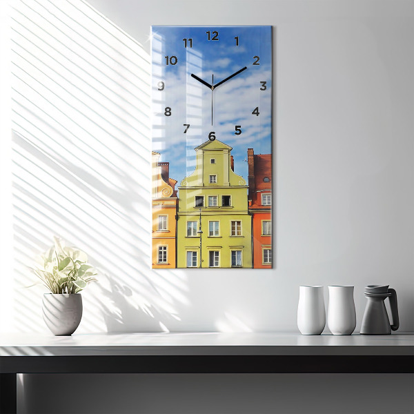 Vertical wall clock Wroclaw - Old Town
