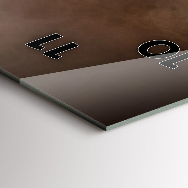 Vertical wall clock Coffee beans