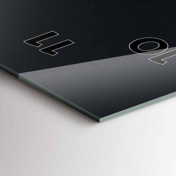 Vertical wall clock Coffee beans