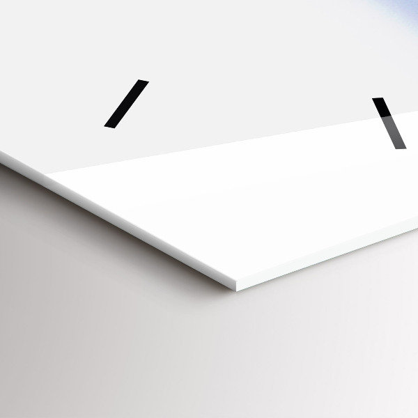 Vertical wall clock Underwater view