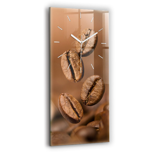 Vertical wall clock Abstract colors