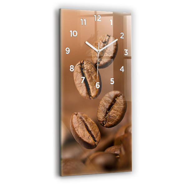 Vertical wall clock Abstract colors