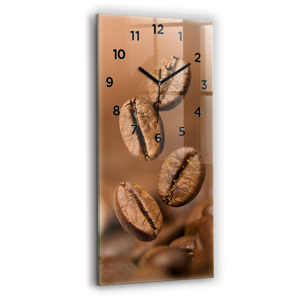 Vertical wall clock Abstract colors