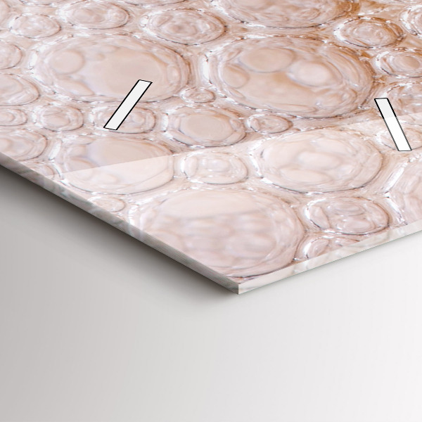 Vertical wall clock Beer with foam