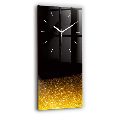 Vertical wall clock Orange juice