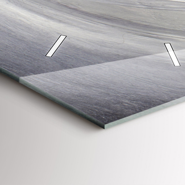 Vertical wall clock Raven in the moonlight