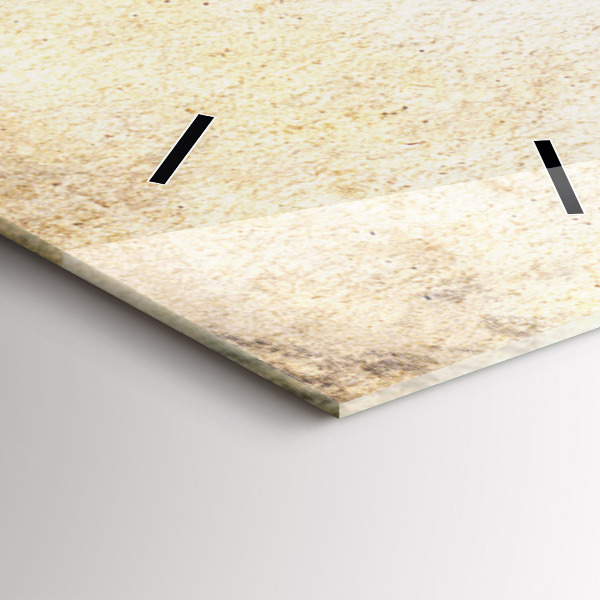 Vertical wall clock Abstract portrait of a woman