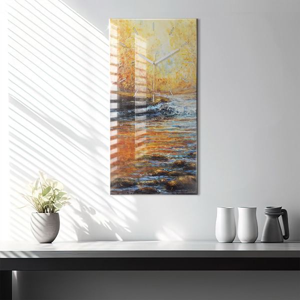 Vertical wall clock Artistic art