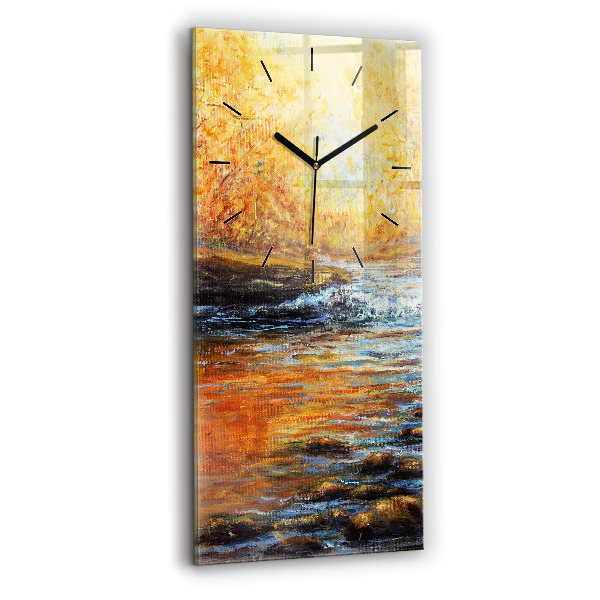 Vertical wall clock Artistic art