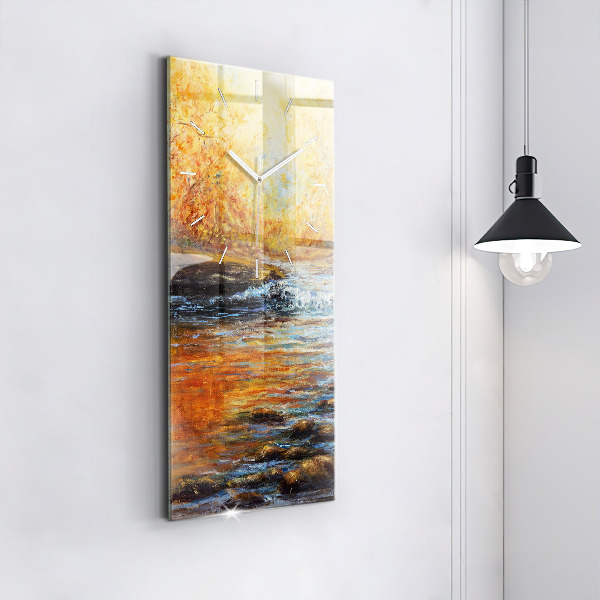 Vertical wall clock Artistic art