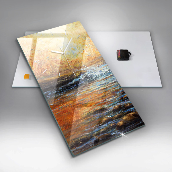 Vertical wall clock Artistic art