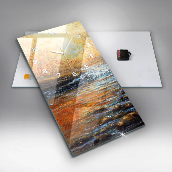 Vertical wall clock Artistic art