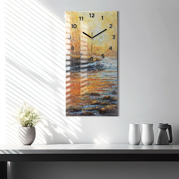 Vertical wall clock Artistic art