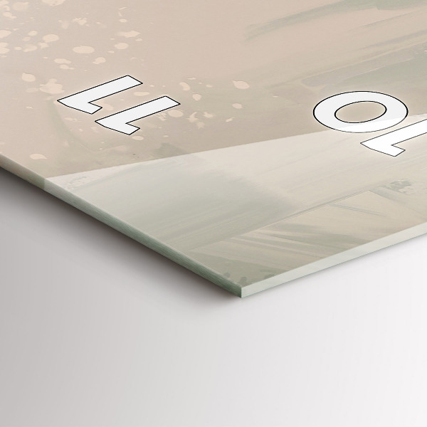 Vertical wall clock Fishing boats in the port