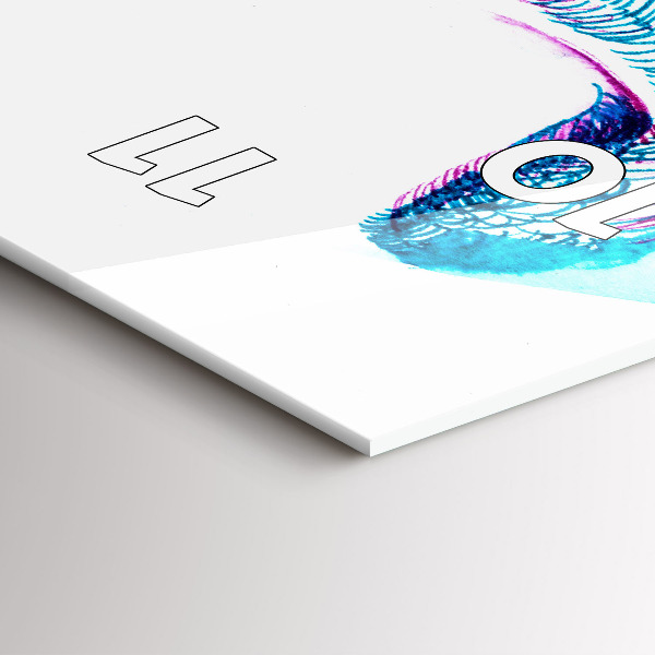 Vertical wall clock Imitation of bird wings