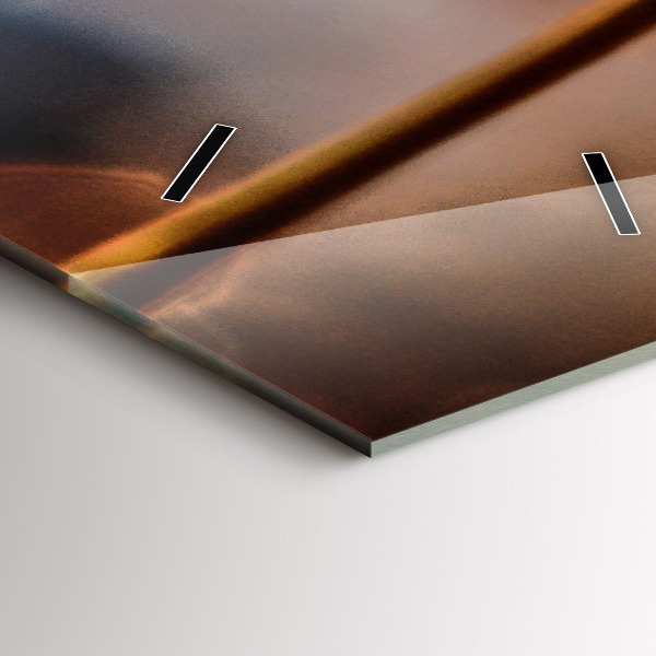 Vertical wall clock Dandelion with dew